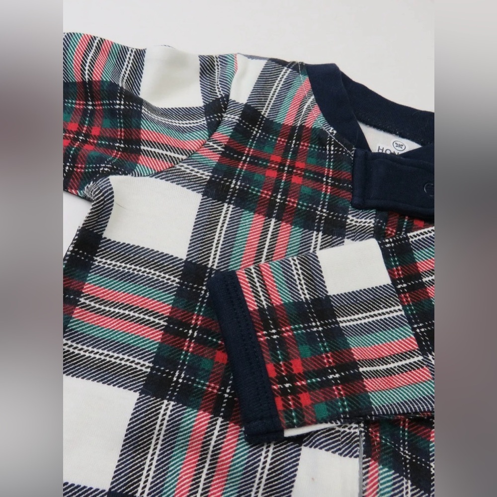 Honest Baby Clothing Organic Cotton Boy/Girl Long Sleeve Christmas Sleep N Play - Picture 2 of 5